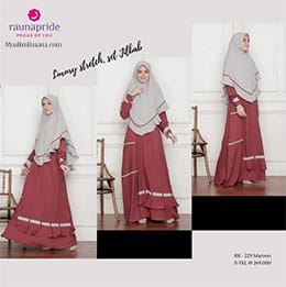 Gamis Dewasa - Rahnem Gamis Rauna RK 227 229