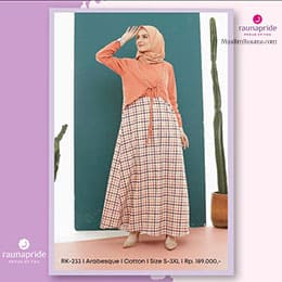 Gamis Dewasa - Rahnem Gamis Rauna RK 232 233