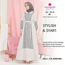 Gamis Dewasa - Rahnem Gamis Rauna RK 279 B