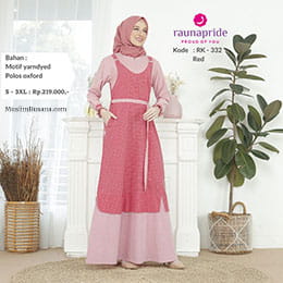 Gamis Dewasa - Rahnem Gamis Rauna RK 332