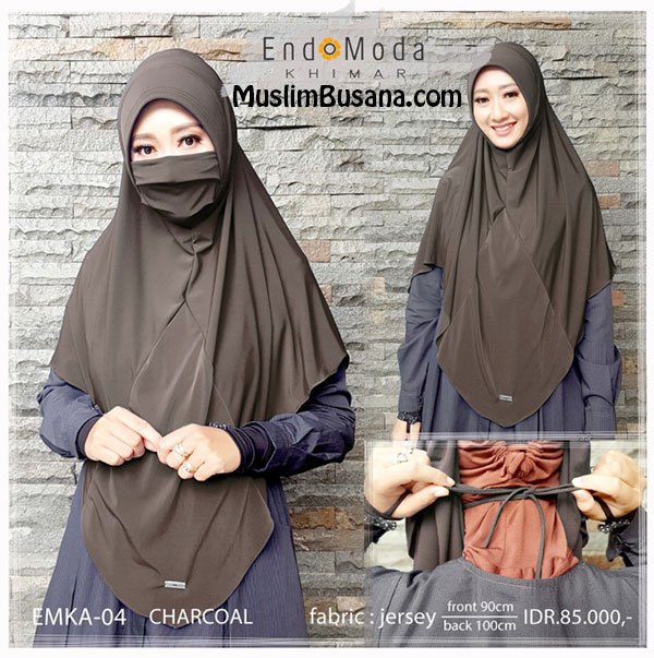Endomoda Khimar EMKA 04 Charcoal