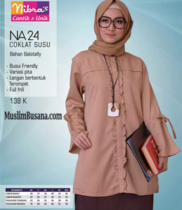 Atasan Dewasa - Nibras NA 24 Coklat Susu