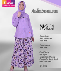 Setelan Dewasa - Nibras NKS 14 Lavender