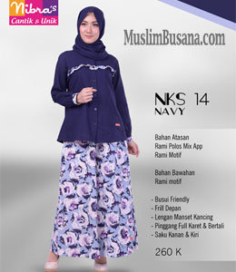 Setelan Dewasa - Nibras NKS 14 Navy